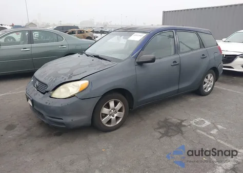 2003 Toyota Matrix Standard z USA, uszkodzony, nr VIN 2T1KR32E73C013749